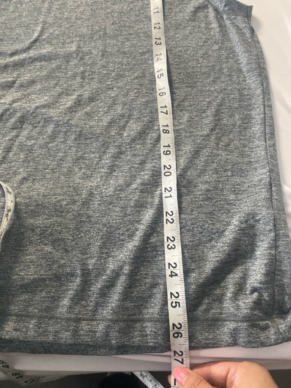 Abercrombie & Fitch Men's Heather Charcoal Sleeveless Tank soft Air Knit size S - Picture 6 of 6